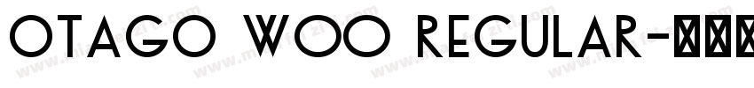 Otago W00 Regular字体转换